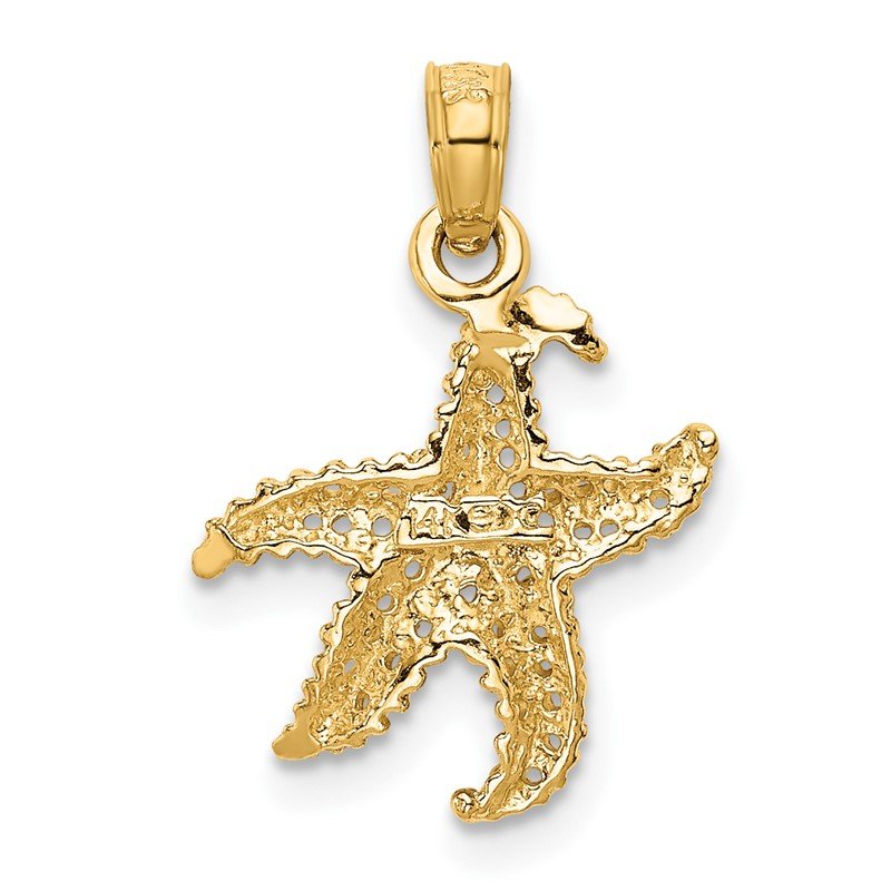 14k Starfish Pendant