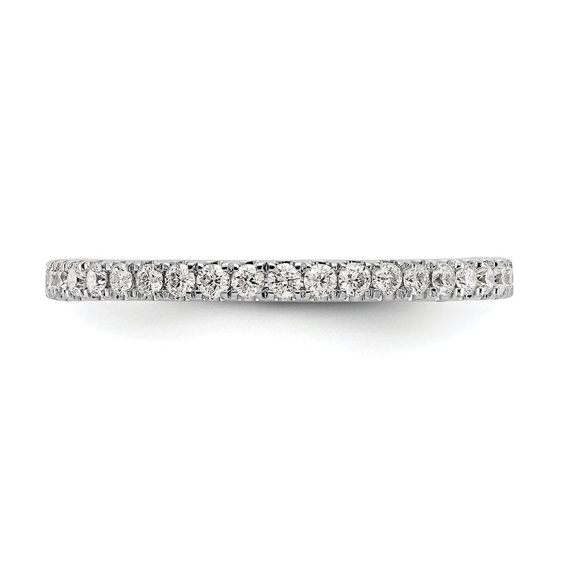 14K Rose Gold 1/2 carat Lab Grown Diamond VS+ F+ Size 4.5 Complete Eternity Band