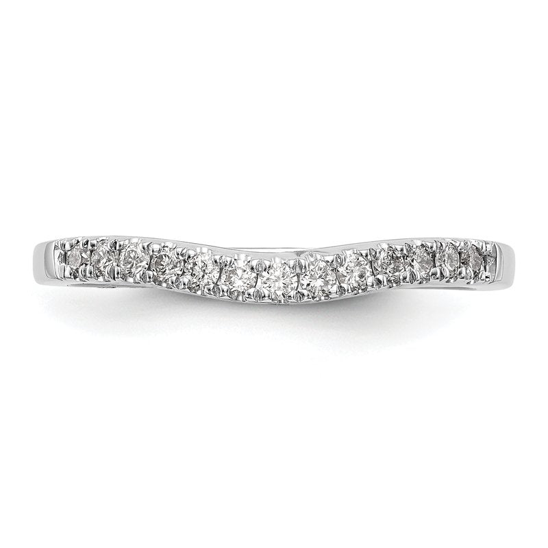 14K White Gold 1/5 carat Lab Grown Diamond VS+ F+ Set of Two Complete Wedding Bands