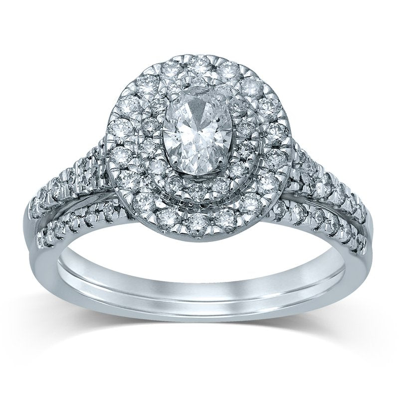 14K 1.00Ct Diamond Bridal Ring
