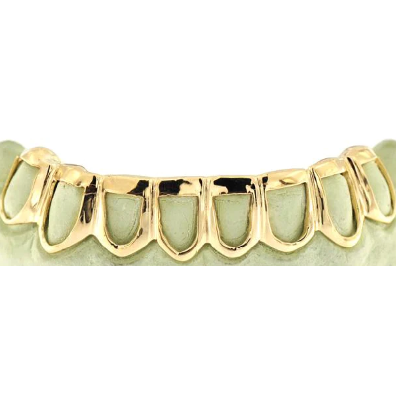 8 teeth solid open face grill
