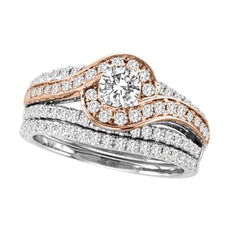 14K  1.01Ct  Diamond  Bridal  Ring