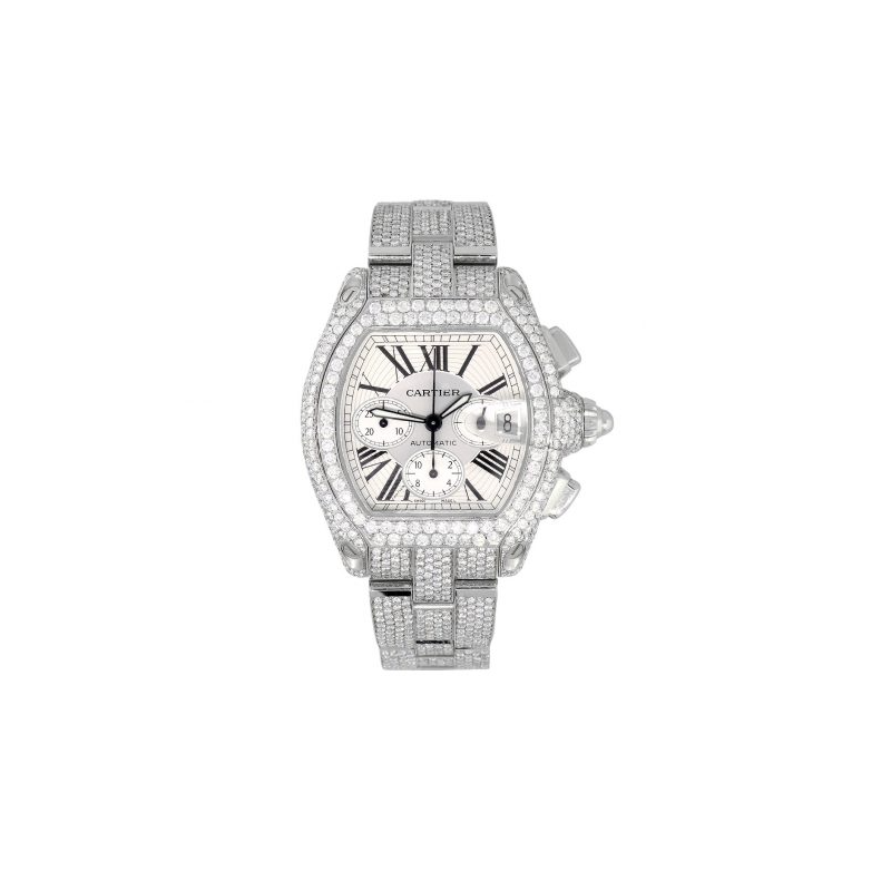 Custom Diamond Cartier 40mm Datejust Cartier Roadster