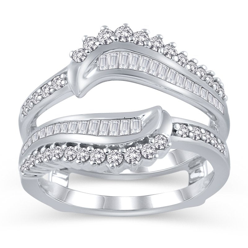 14K 0.75Ct Diamond Ring Guard