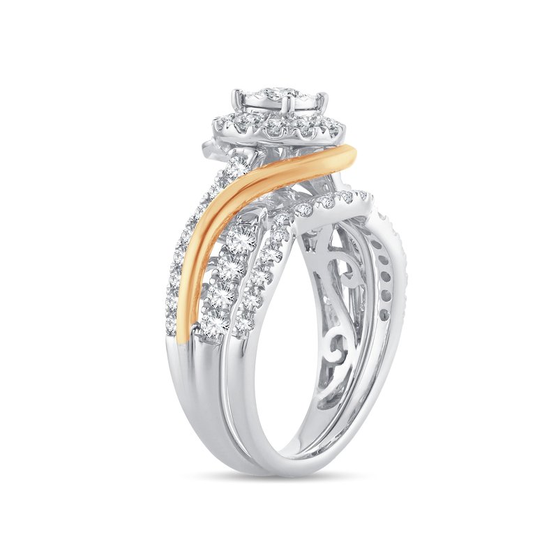 14K 1.10Ct Diamond Bridal Ring