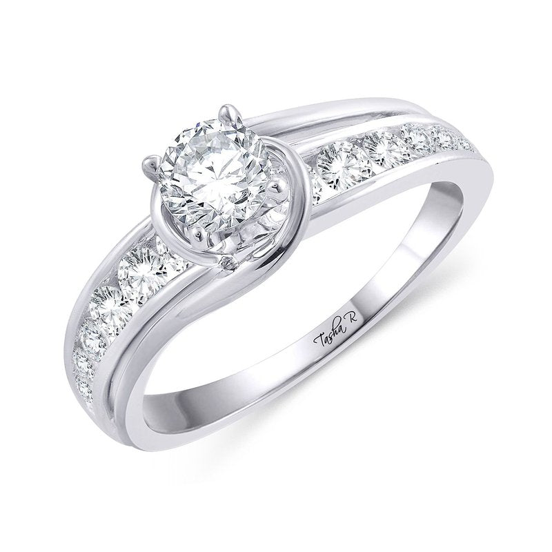 14K 1.04Ct Diam Semi Mount Ring