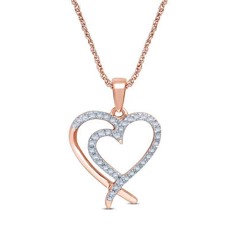 10K 0.20Ct Diamond Pendat