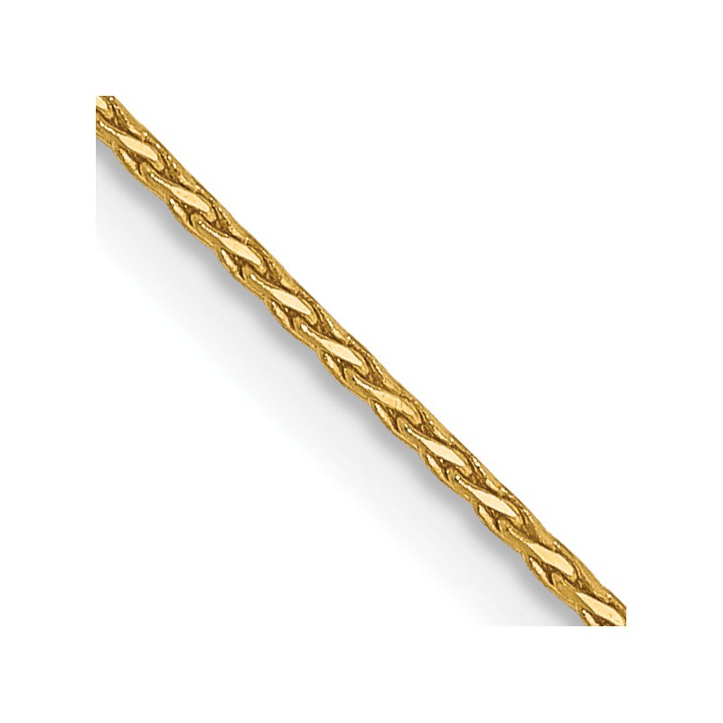 14K .8mm D/C Wheat Chain