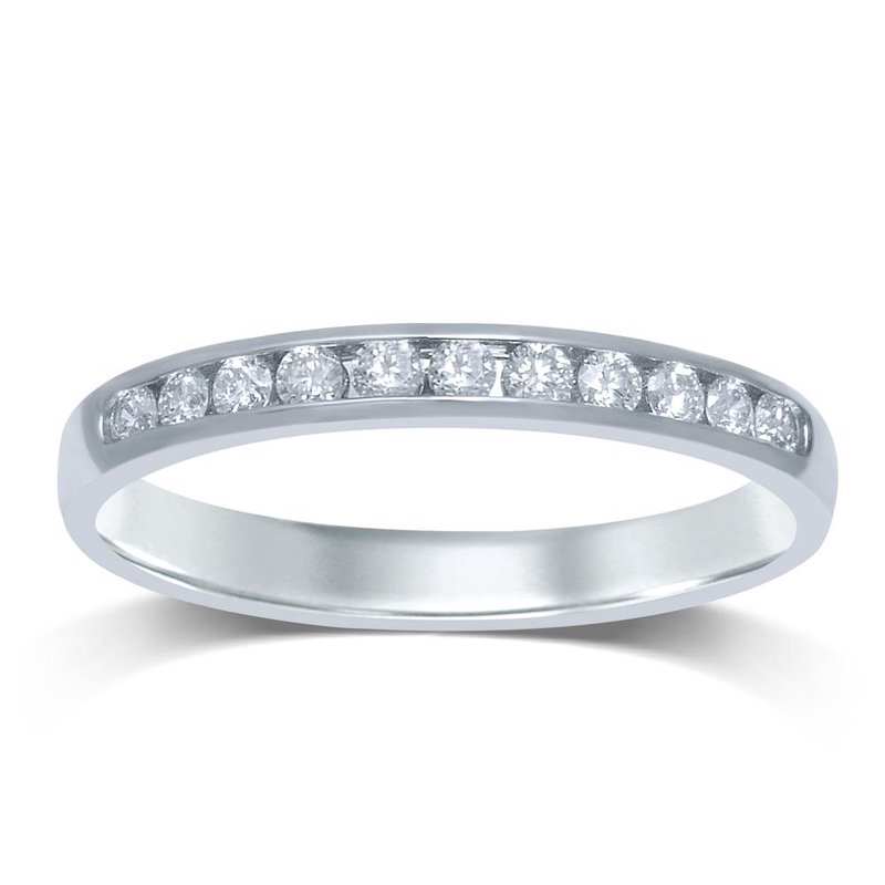 14K 0.27Ct Diamond Ladies Band