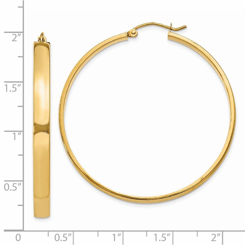 14k Polished Hoop Earring