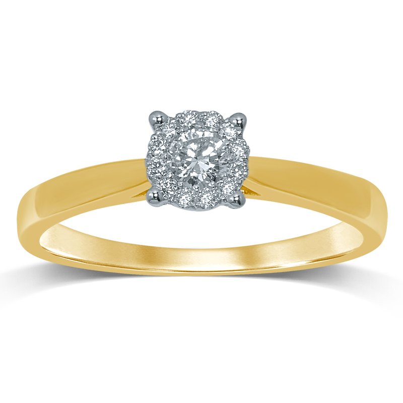 14K 0.25 Ct Diamond Ring