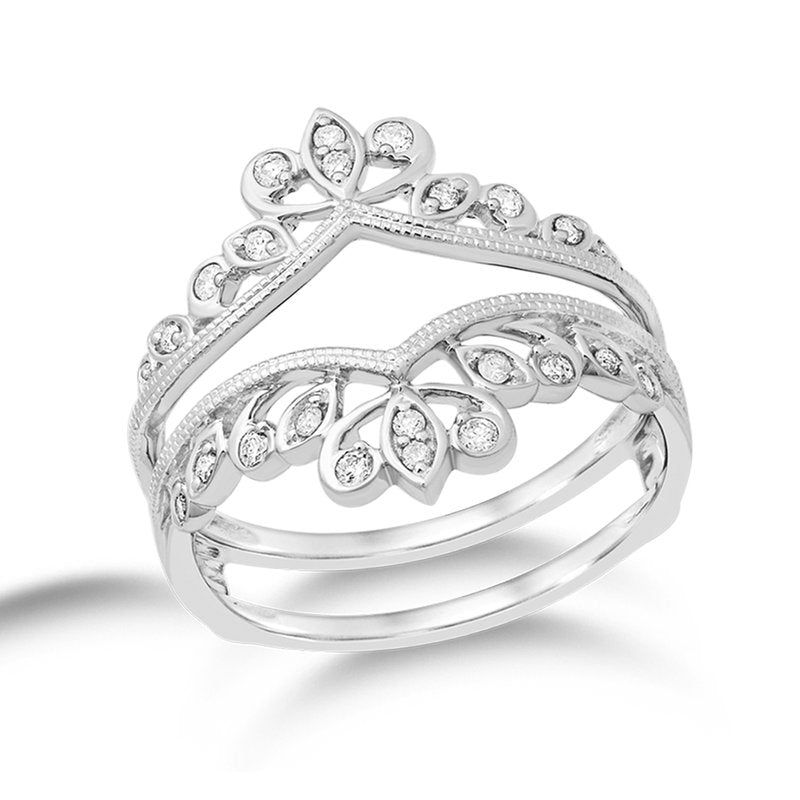 14K 0.20Ct Diamond Ring Guard
