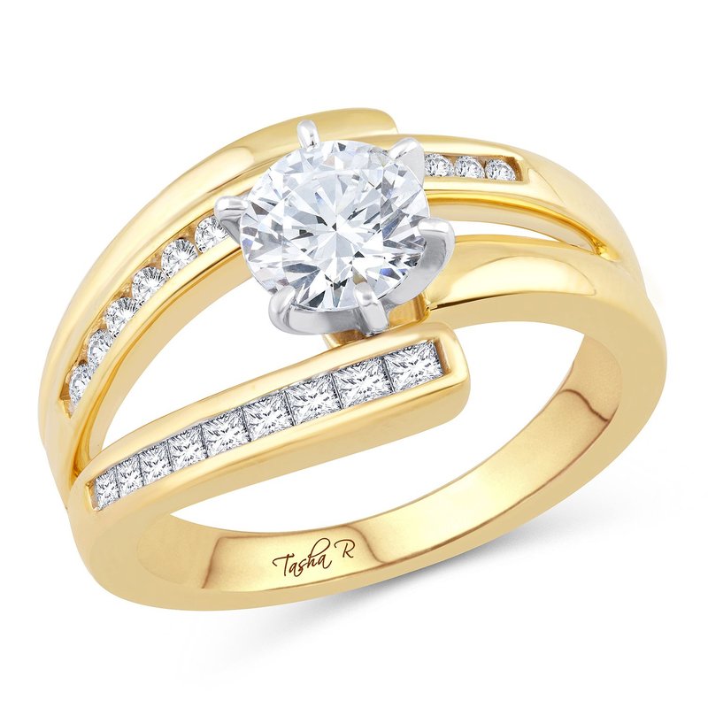 14K 0.37Ct Diam Semi Mount