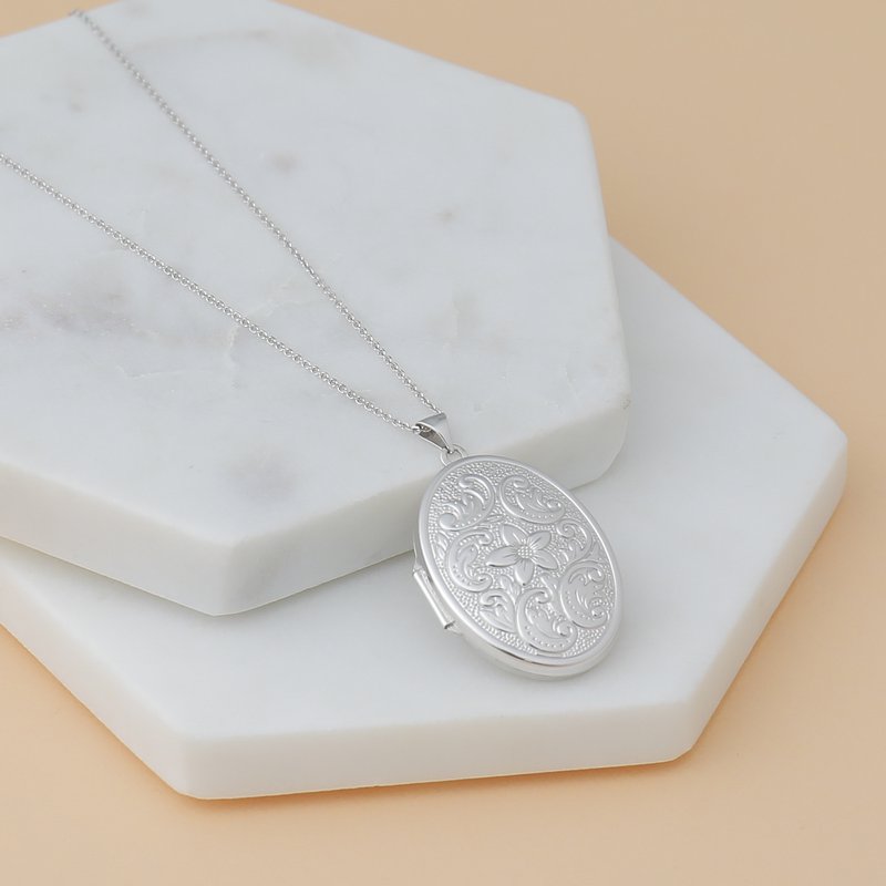14K White Gold 14 inch .95mm Diamond-cut Cable with Lobster Clasp Chain