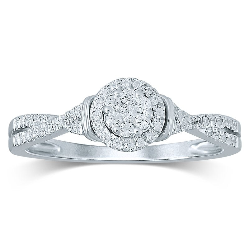 14K Diamond Ring