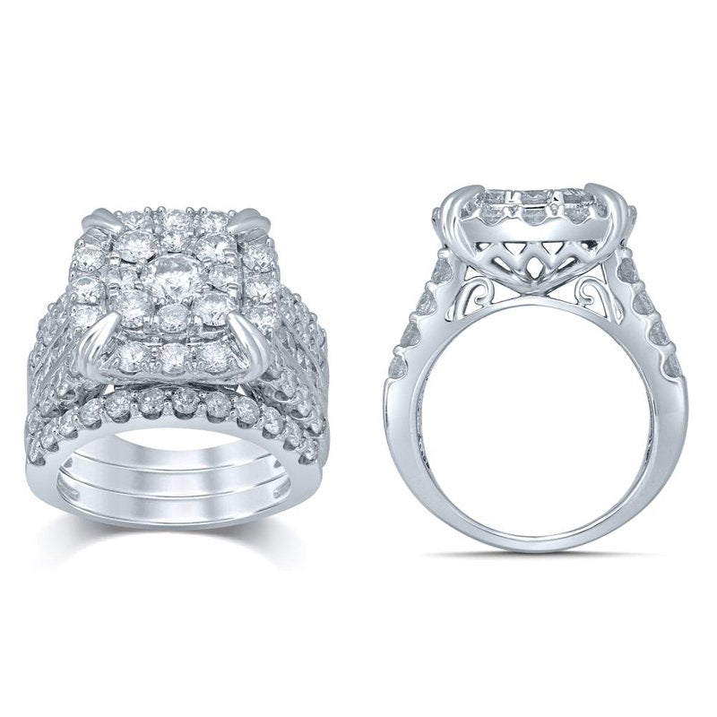 14K 5.25Ct Diamond Bridal Ring