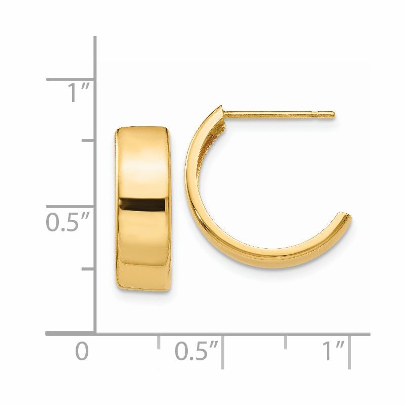 14K Hoop Earrings