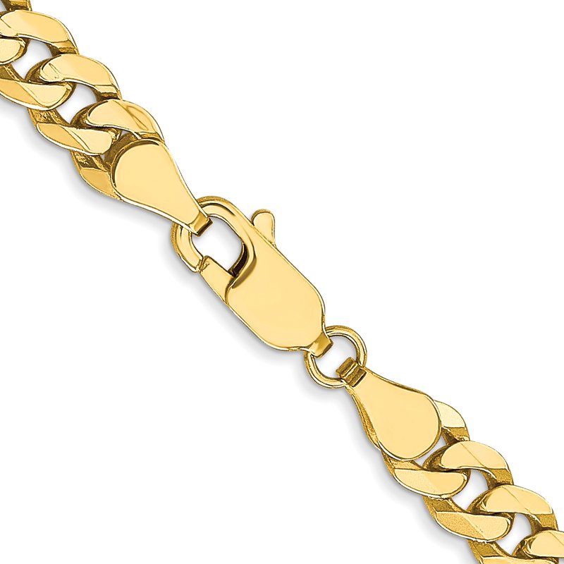 10K 5.75mm Flat Beveled Curb Chain