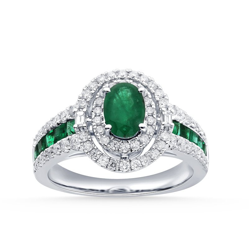 14K 0.58Ct Diamond Em Ring