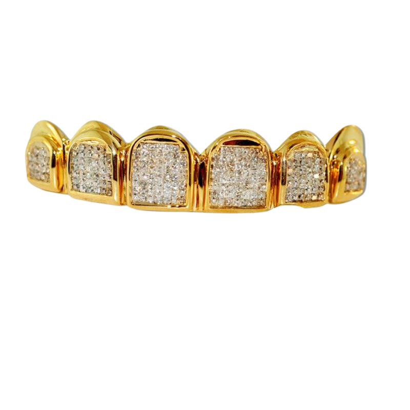 6 Teeth Houston style Diamond grill