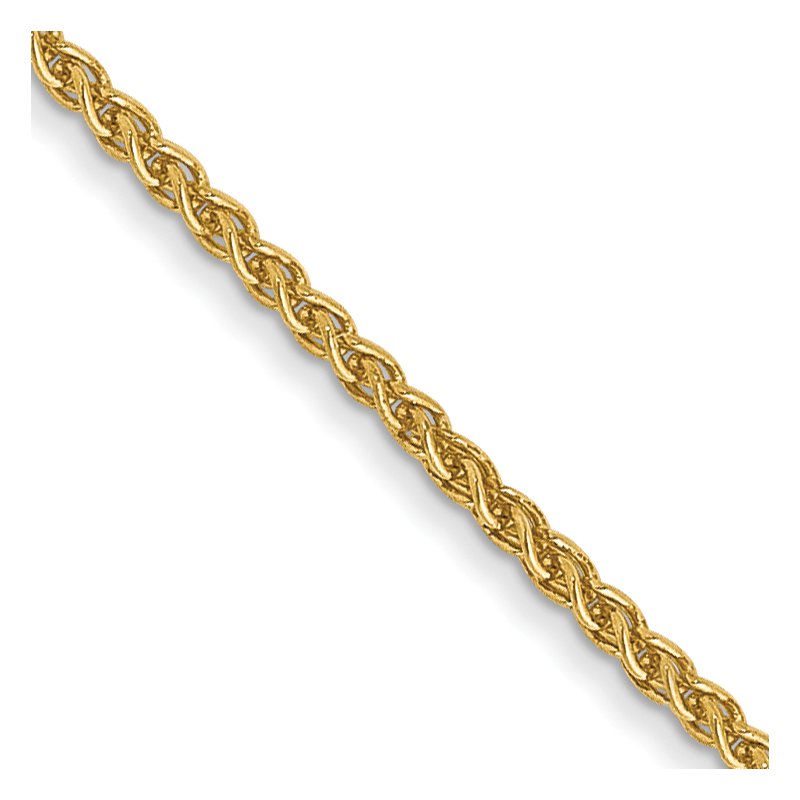 14K 10 inch 1.05mm Spiga with Lobster Clasp Anklet