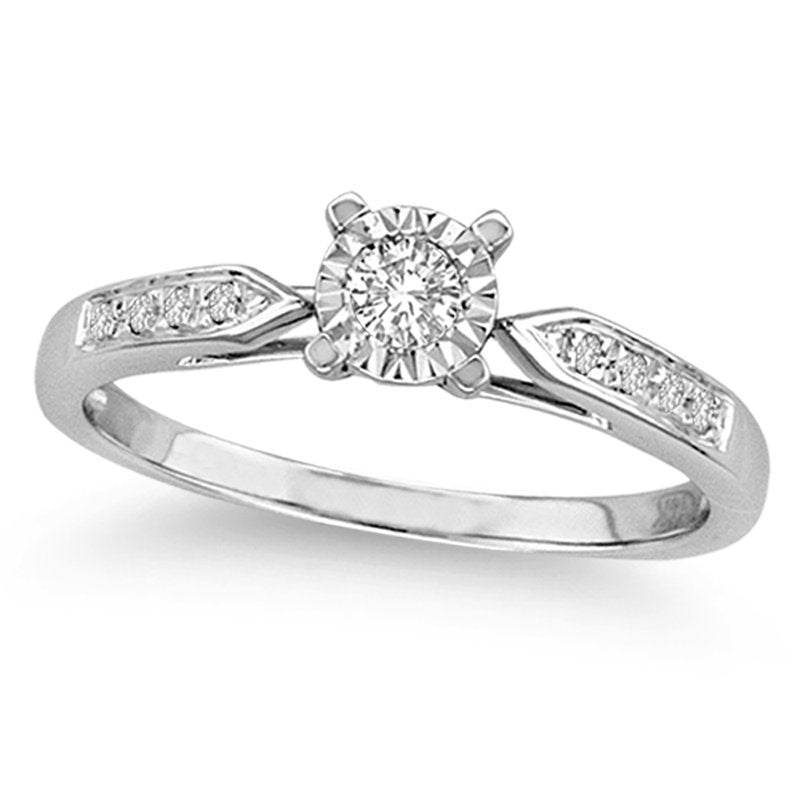 14K 0.15Ct Diamond Ring