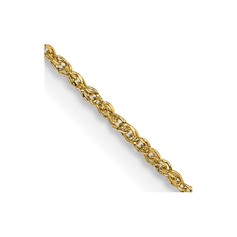 14K 14 inch .70mm Ropa with Spring Ring Clasp Chain
