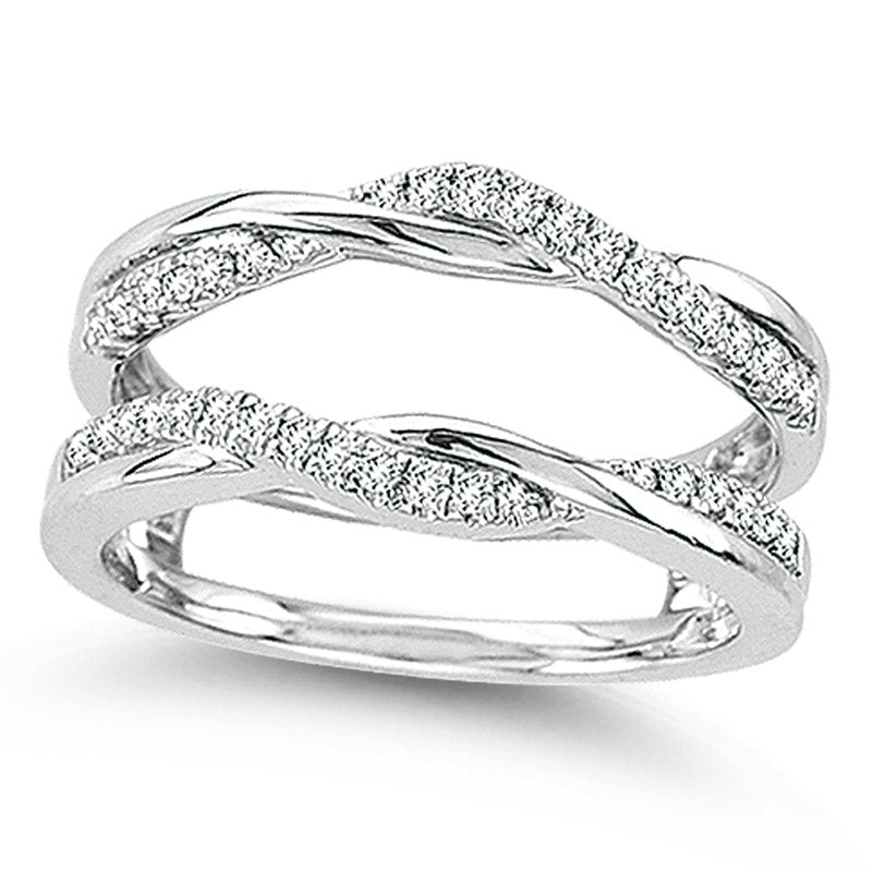 14K  0.25Ct  Diamond  Ring Guard.
