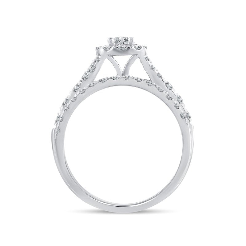 14K 1.00Ct Diamond Bridal Ring