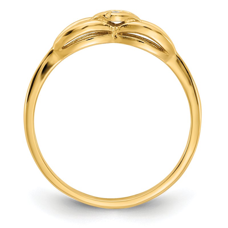 14k A Diamond ring