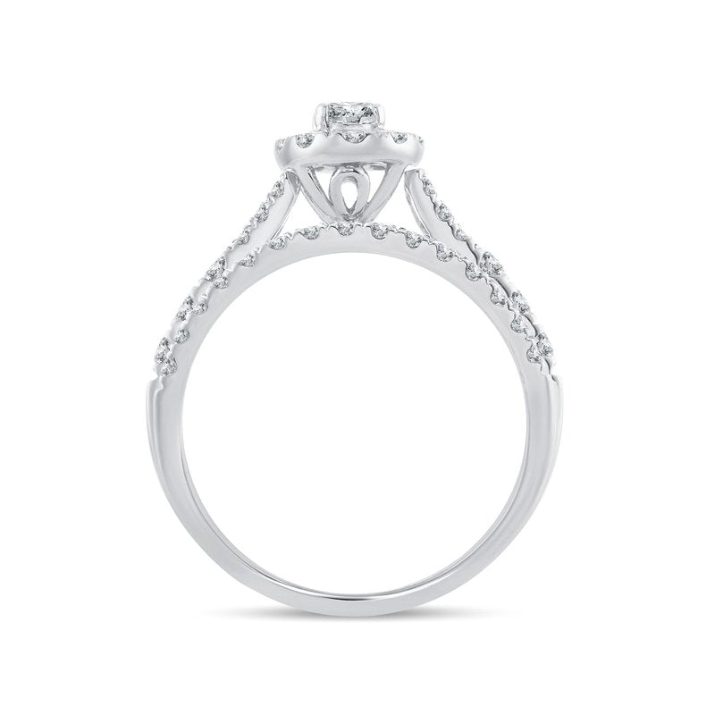 14K 1.01Ct Diamond Bridal Ring