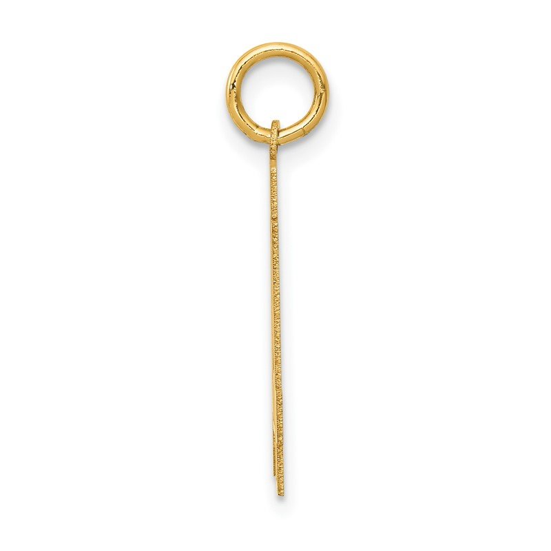 14k Medium Satin Number 94 Charm