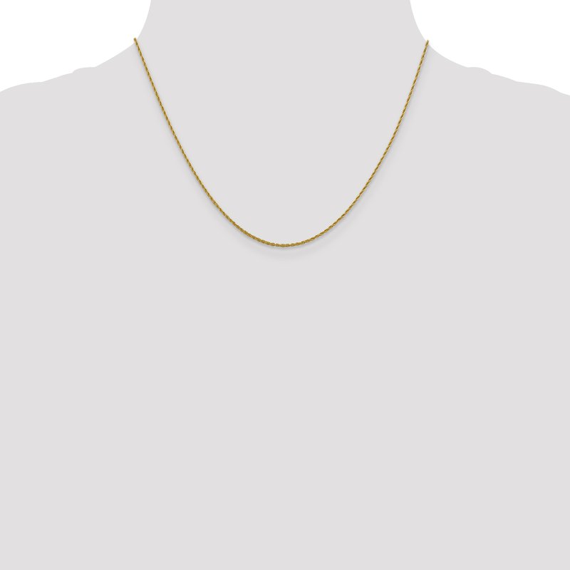 14K 1.3mm Loose Rope Chain