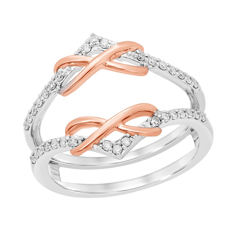 14K 0.20Ct Diamond Ring Guard