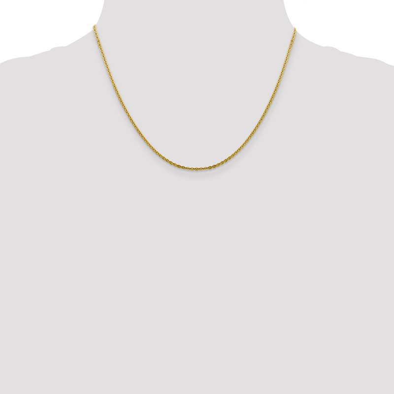 14K 1.95mm Flat Cable Chain