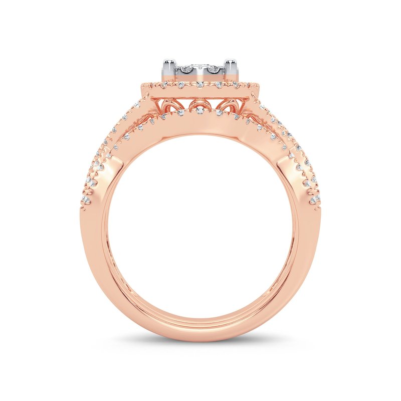 14K 1.00Ct Diamond Bridal Ring