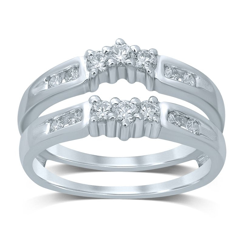 14K 0.52Ct Diamond Ring Guard