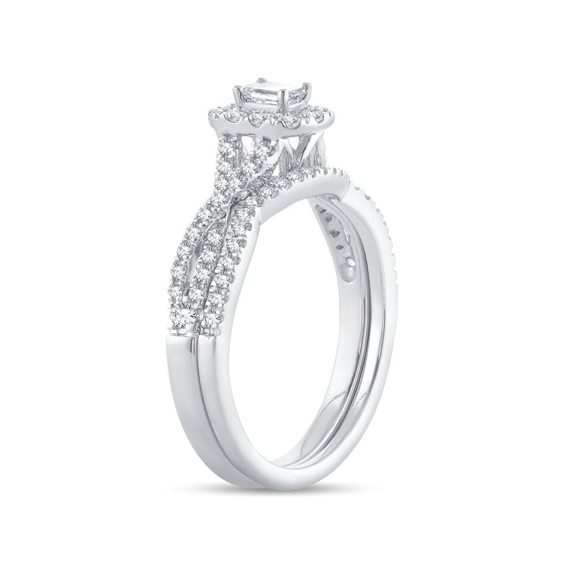 14K 0.75Ct Diamond Bridal  Ring