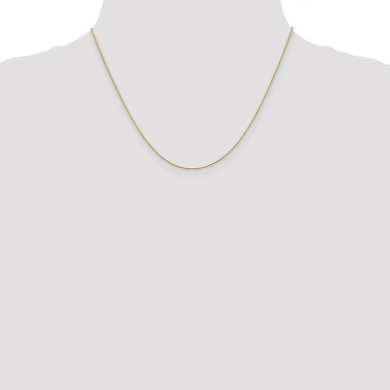 14K .8mm D/C Wheat Chain