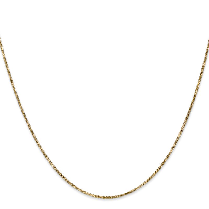 14K 10 inch 1.25mm Spiga with Lobster Clasp Anklet