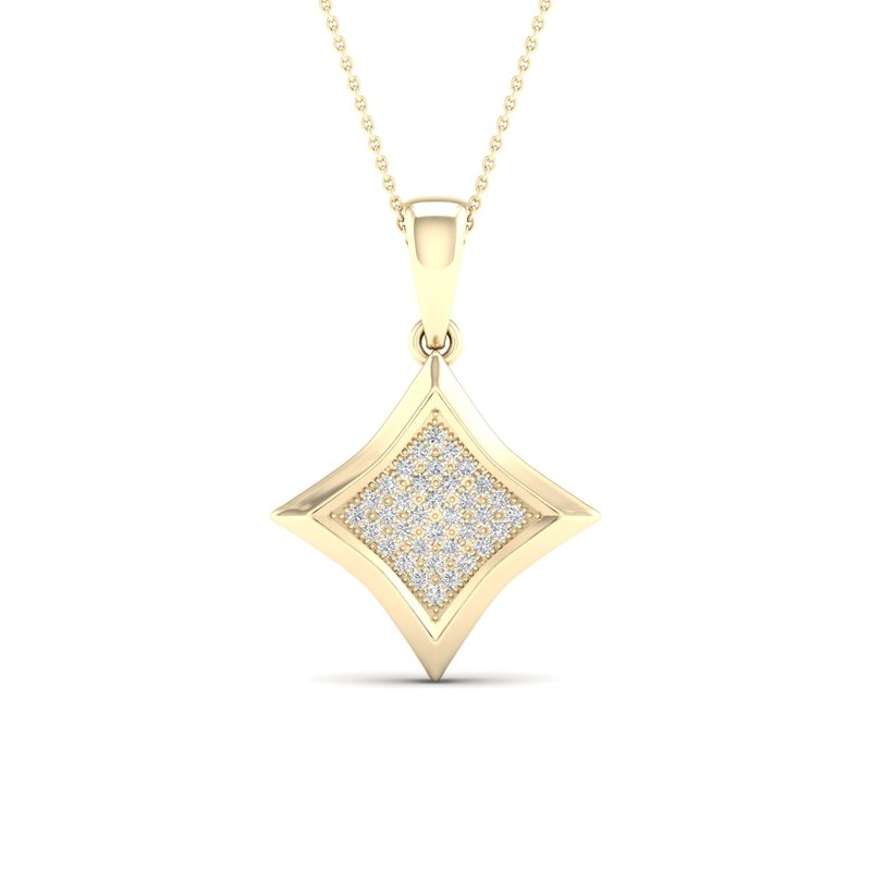 10K 0.10Ct Diam Pendant