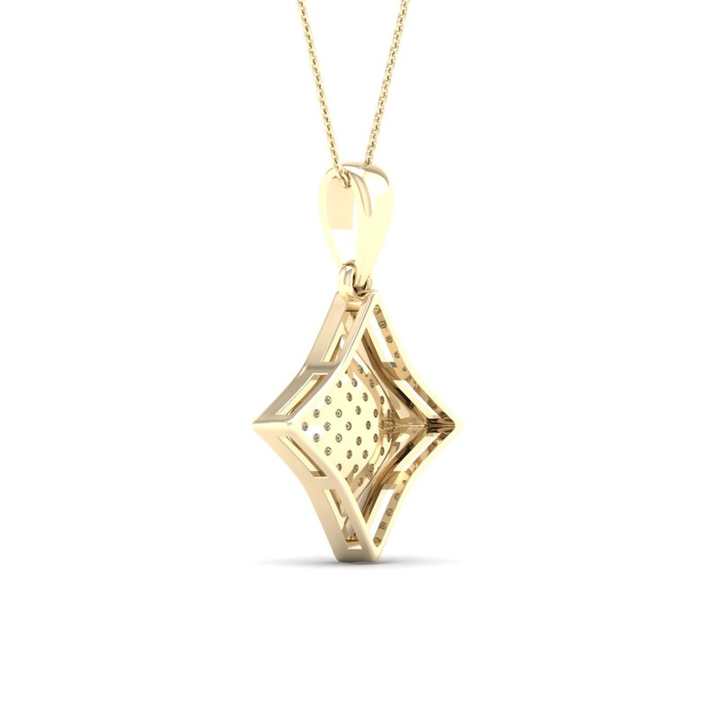 10K 0.10Ct Diam Pendant
