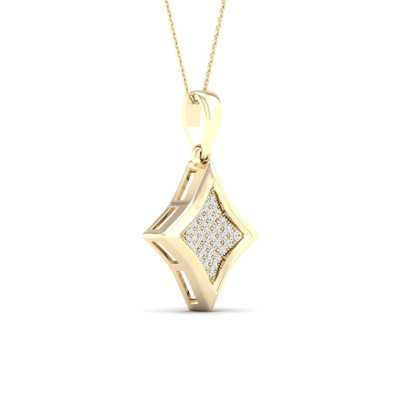 10K 0.10Ct Diam Pendant