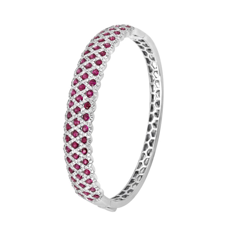 14K 2.61Ct Diamond Bangle