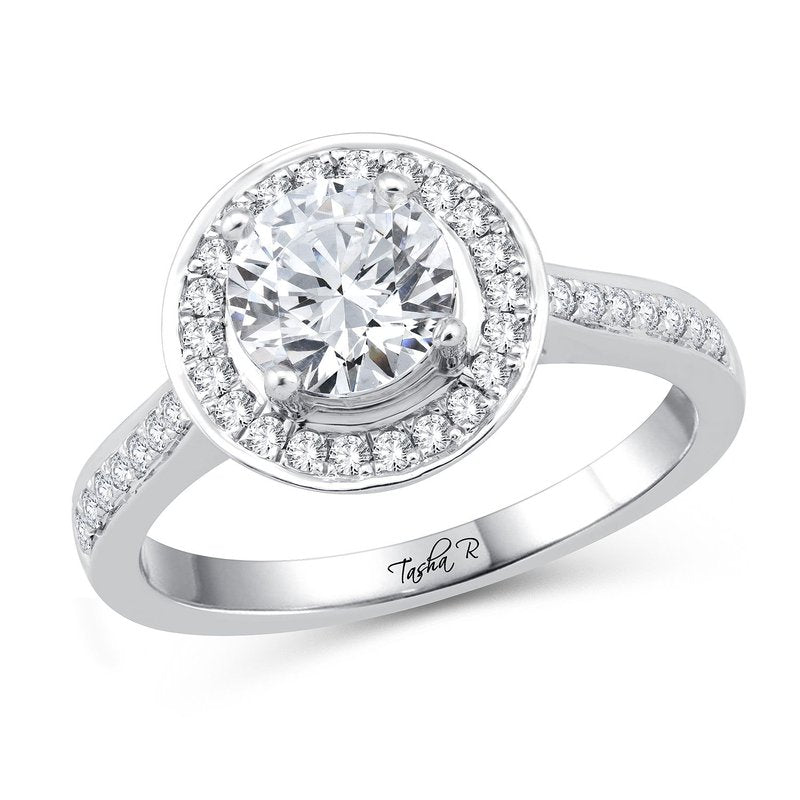 0.30Ct Diam  Platinum Semi Mount