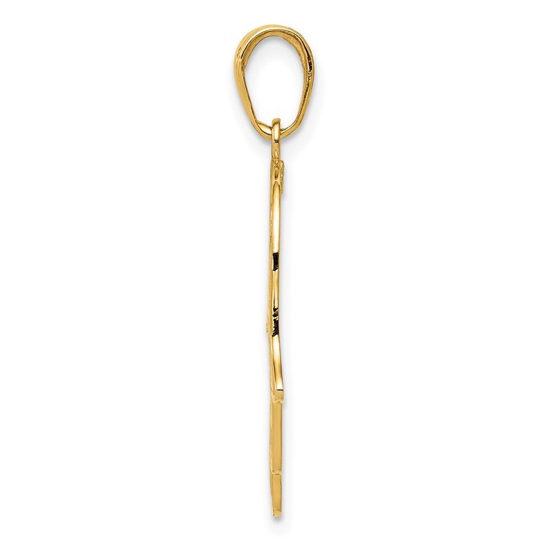 14K Filigree Chamseh Pendant
