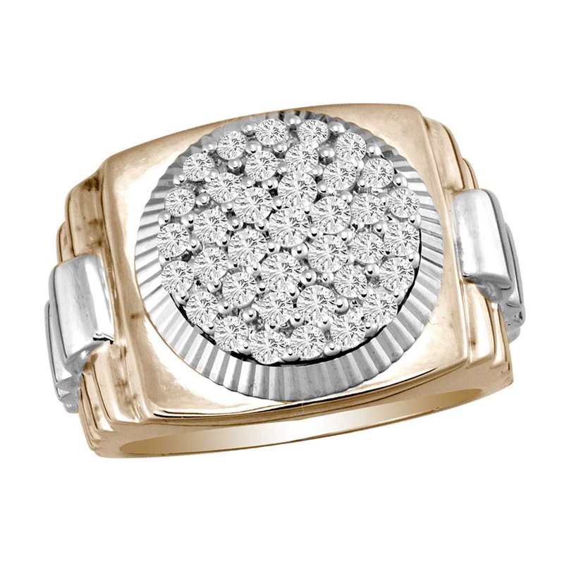 14K 1.00Ct Diam Mens Ring