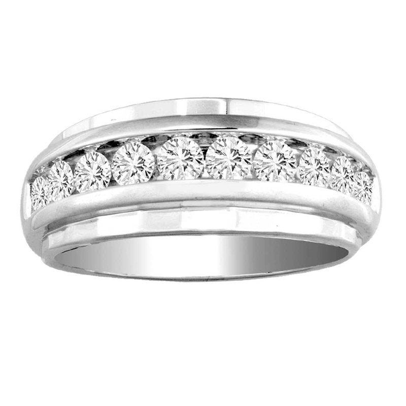 14K 1.00Ct Diam Men&amp;Apos;S  Band
