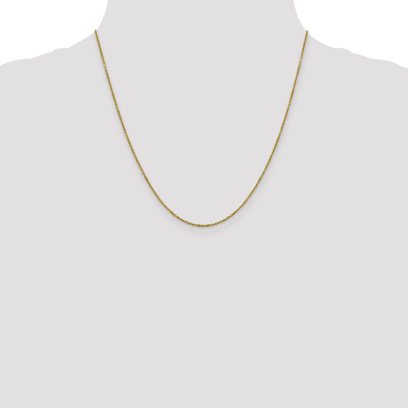 14K 1.25mm D/C Cable Chain