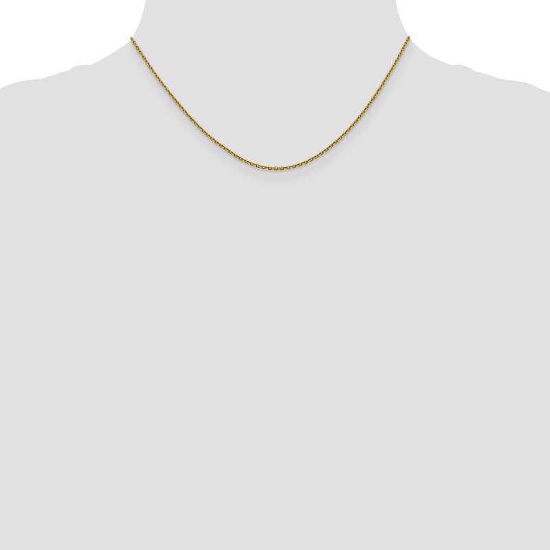 14K 1.5mm D/C Cable Chain